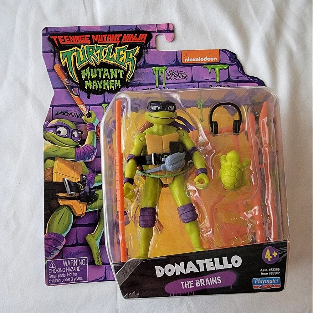 Teenage Mutant Ninja Turtles Mutant Mayhem Donatello The Brains Action Figure